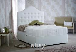 Visco elastic memory foam pocket spring divan bed set, Storage drawers