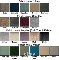 Visco elastic memory foam pocket spring divan bed set, Storage drawers