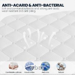 Yaheetech Double Mattress, Memory Foam Mattress 11 Inch Pocket Sprung Mattress 3D