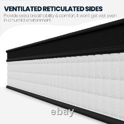 Yaheetech Single Mattress Memory Foam Mattress 11 Inch Pocket Sprung with 3D