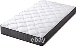 ZINUS Single Pocket Spring & Memory Foam Mattress 3 Ft X 6.2Ft & 6 Inch Depth