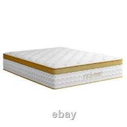 10 Petits matelas doubles 4FT dans une boîte Matelas à ressorts ensachés Mi-ferme Euro Top.