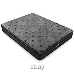 Bedstory Matelas Unique Mémoire Mousse 7 Zone Pocket Sprung Matelas 10in Hauteur