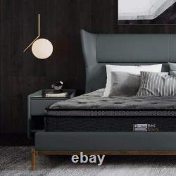 Bedstory Matelas Unique Mémoire Mousse 7 Zone Pocket Sprung Matelas 10in Hauteur