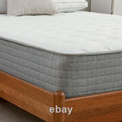 Bonne nuit Matelas King Size 5FT, Matelas à ressorts ensachés en mousse à mémoire de forme de 8 pouces