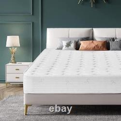 Bonne nuit Matelas King Size 8 pouces à ressorts ensachés Matelas en mousse à mémoire