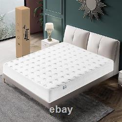 Bonne nuit Petit Matelas Double 8 Pouces Matelas à Ressorts Ensachés en Mousse à Mémoire