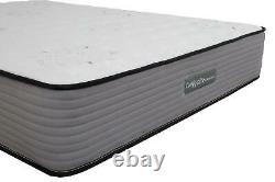 Comfynite Mémoire Mousse Matelas King Taille 5ft Pocket Sprung Quilted 27cm Deep