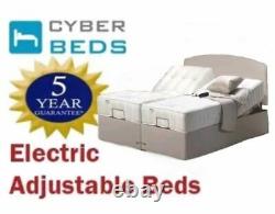Cyberbeds Bonny 5ft King Réglable Electric Bed Pocket Sprung Latex Matelas