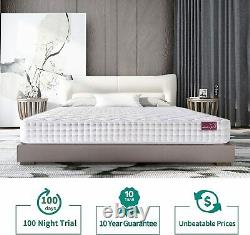 Double Matelas 4ft Pocket Spring With Memory Mousse Tissu Tencel Orthopédie