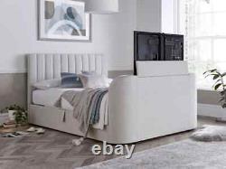 Lit TV ottoman Madrid avec une capacité de 43 TV en naturel