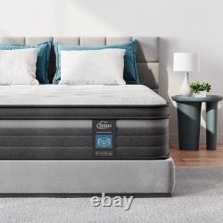 Matelas Double 4FT6 à ressorts ensachés en mousse à mémoire de forme gel avec tissu doux et respirant