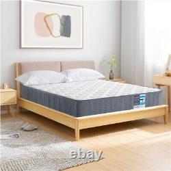 Matelas Double 4ft6 Pocket Sprung Matelas Orthopédique Medium Firm Gris