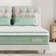 Matelas Double Novilla 10,6 Pouces En Mousse à Mémoire De Forme Gel à 3 Zones Avec Ressorts Ensachés