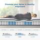 Matelas Double Petit 4ft, 10.3 Pouces De Mousse à Mémoire De Forme En Gel Coolmax Avec Ressorts Ensachés Hybrides