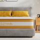 Matelas Hybride Mémoire De Forme Ressorts Ensachés Orthopédique Moyennement Ferme Simple Double