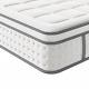 Matelas Hybride De 28 Cm Avec Ressorts Ensachés Et Mousse Mémoire Pour Un Soutien Amélioré