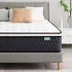 Matelas Hybride En Mousse à Mémoire, Gel Rafraîchissant Et Ressorts Ensachés, Ferme Moyennement 4ft6