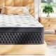 Matelas King 10.6 En Mousse à Mémoire De Forme, Ressorts Ensachés Hybrides, Ferme à Mi-chemin, Oeko-tex