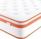 Matelas King Teqsli 5ft, Hybride à Ressorts Ensachés En Mousse à Mémoire De Forme Gel De 10,6 Pouces - Royaume-uni