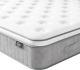 Matelas King Teqsli 5ft, 10 Pouces, Fermeté Moyenne En Mousse à Mémoire De Forme En Gel à Ressorts Ensachés Hybrides