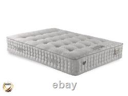 Matelas Sareer Pocketo en mousse à mémoire de forme à ressorts ensachés 4000 poches 3ft 4ft 4ft6 5ft 6ft