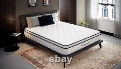 Matelas Vesgantti BT1 3FT Petit, 10 pouces à ressorts ensachés et mousse à mémoire de forme respirante.