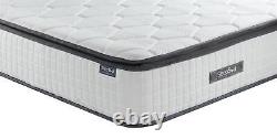 Matelas à ressorts ensachés 800 avec surmatelas en mousse viscoélastique à mémoire de forme