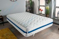 Matelas à ressorts ensachés à mémoire de forme avec surmatelas à oreiller 3000 poches 3 pieds 4 pieds 6 double