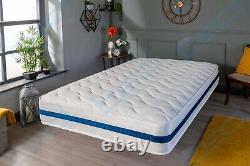 Matelas à ressorts ensachés à mémoire de forme avec surmatelas à oreiller 3000 poches 3 pieds 4 pieds 6 double