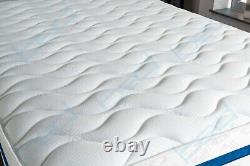 Matelas à ressorts ensachés à mémoire de forme avec surmatelas à oreiller 3000 poches 3 pieds 4 pieds 6 double