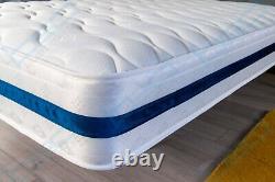 Matelas à ressorts ensachés à mémoire de forme avec surmatelas à oreiller 3000 poches 3 pieds 4 pieds 6 double