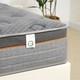 Matelas à Ressorts Ensachés Double Poche 4ft6 - Matelas En Mousse à Mémoire De Forme 10 Pouces D'épaisseur à 7 Zones
