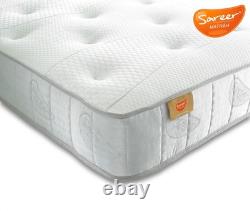 Matelas à ressorts ensachés en mousse à mémoire de forme 2ft 3ft 4ft 4ft6 5ft 6ft