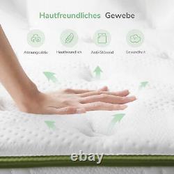 Matelas à ressorts ensachés en mousse à mémoire de forme Novilla Gel, matelas simple de 7 pouces de fermeté moyenne