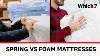Matelas &agrave; Ressorts Ou En Mousse : Lequel Est Vraiment Le Meilleur ?