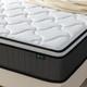 Matelas De Luxe En Mousse &agrave; M&eacute;moire De Forme Avec Ressorts Ensach&eacute;s, Plateau Sup&eacute;rieur Ferme De Fermet&eacute; Moyenne, Hypoallerg&eacute;nique