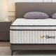 Matelas De Luxe Hybride &agrave; Ressorts Ensach&eacute;s Et Mousse &agrave; M&eacute;moire De Forme, Surmatelas Euro Top Orthop&eacute;dique Pour Chambre, Royaume-uni