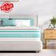 Matelas Double 4ft6 10 En Mousse à Mémoire De Forme En Gel Avec Ressorts Ensachés Orthopédique Ferme