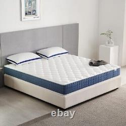 Matelas double IYEE NATURE 4FT6 Hybride à ressorts ensachés en mousse à mémoire de forme