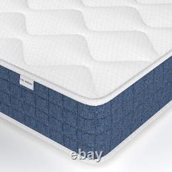 Matelas double IYEE NATURE 4FT6 Hybride à ressorts ensachés en mousse à mémoire de forme