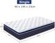 Matelas Double Sezmoonsi 4ft6, Mousse à Mémoire De Forme En Gel De 10,6 Pouces Avec Ressorts Ensachés