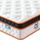 Matelas Double Sezmoonsi 4ft6, Mousse &agrave; M&eacute;moire De Forme Gel, Ressorts Ensach&eacute;s Individuels Mi-fermes