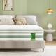 Matelas Double Uliyati 4 Pieds 6, Hybride &agrave; Ressorts Ensach&eacute;s Avec Mousse &agrave; M&eacute;moire De Forme Gel De 10 Pouces