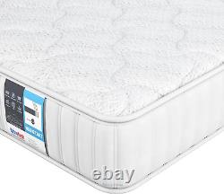 Matelas double Yaheetech 4ft6 en mousse à mémoire de forme à ressorts ensachés doubles