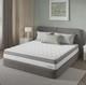 Matelas Double Hybride 27 Cm En Mousse &agrave; M&eacute;moire De Forme Avec Ressorts Ensach&eacute;s Et Soutien Lombaire<br/>