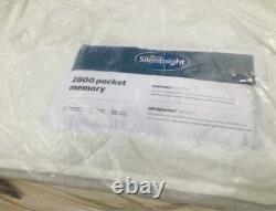 Matelas en mousse à mémoire de forme Silentnight 2800 à poches