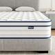 Matelas Hybride King Size En Bo&icirc;te &agrave; Ressorts Ensach&eacute;s 7 Zones Avec Mousse &agrave; M&eacute;moire De Forme &eacute;paisse