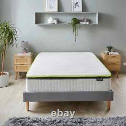 Matelas hybride à ressorts ensachés en mousse à mémoire de forme Lullaby Lyra 800 Double