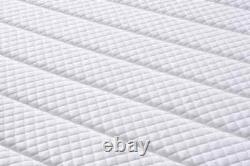 Matelas hybride à ressorts ensachés en mousse à mémoire de forme Lullaby Lyra 800 Double